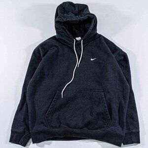Nike Solo Swoosh Fleece Hoodie XL Extra Large Heavyweight Boxy Streetwear